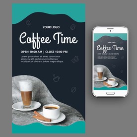 咖啡饮品海报图片