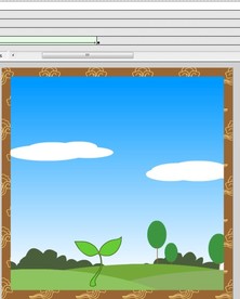 一个动态装饰画的效果
