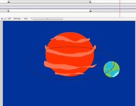 地球公转动画flash