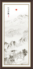 水墨山水画