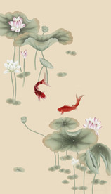 年年有余玄关画