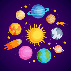 星空星球宇宙海报