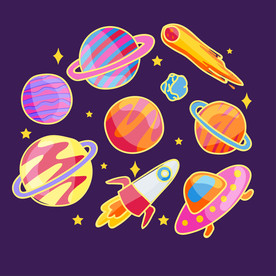 星空星球宇宙海报