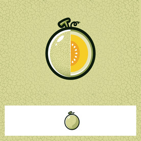 哈密瓜手绘插画素材