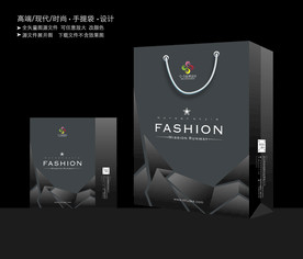 黑色手提袋 高端手提袋