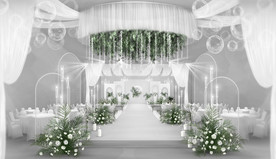 白绿色婚礼