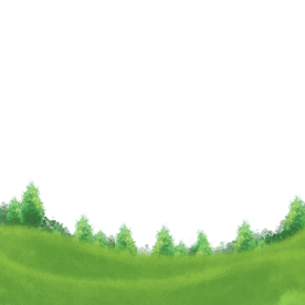 山川植物装饰元素