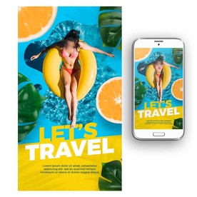 旅游休闲度假海报