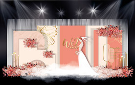 焦红珊瑚主题婚礼