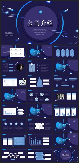 商务会议汇报项目介绍PPT