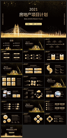 商务会议汇报项目介绍PPT