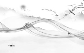 大气山水背景新画 TIF分层