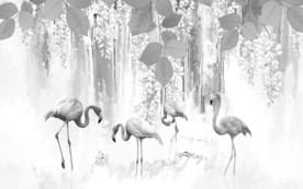 客厅 灰色无框画 TIF分层