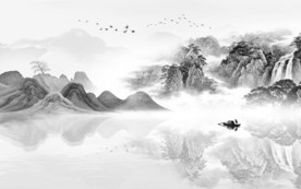 意境新山水高雅画 TIF分层