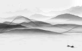 意境新山水高雅画 TIF分层