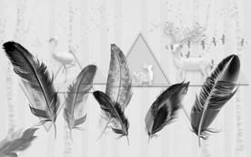 简约灰色装饰画 TIF分层