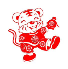 虎年剪纸
