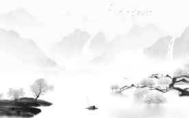 江南新山水爆款画 文件分层画