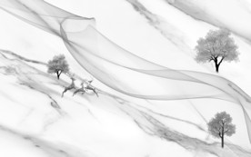 现代 新山水爆款画 文件分层画