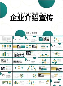 企业简介产品介绍企业宣传PPT