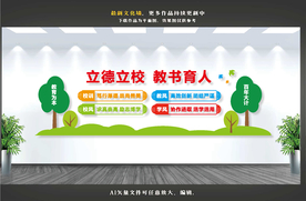 校风校训文化墙