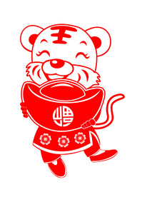 虎年剪纸