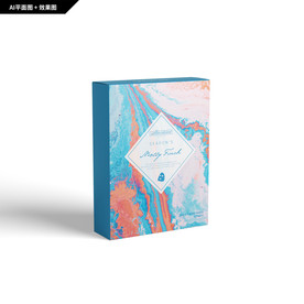 礼品包装 油画纹理 补水面膜
