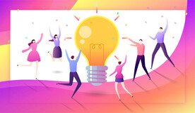 团队协作商业扁平插画系列