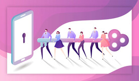 团队协作商业扁平插画系列