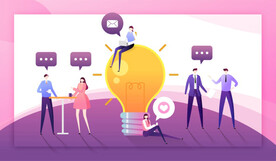 团队协作商业扁平插画系列