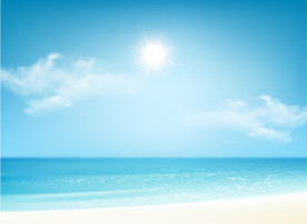 夏日海滩背景