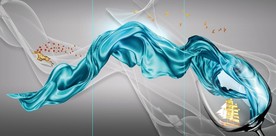 现代晶瓷酒杯餐饮餐厅装饰画