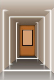 晶瓷光影3D空间玄关装饰画