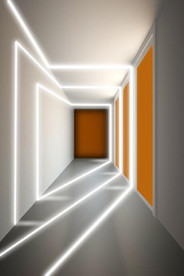 晶瓷光影3D空间玄关装饰画