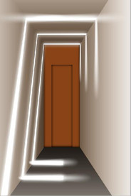 晶瓷光影3D空间玄关装饰画