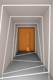 晶瓷光影3D空间玄关装饰画