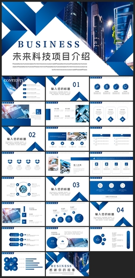 商务会议汇报项目介绍PPT