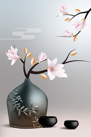 花瓶花卉玄关