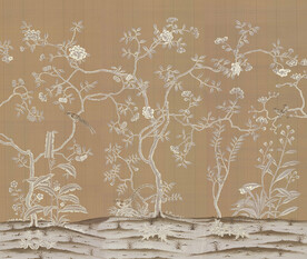 欧式手绘背景墙