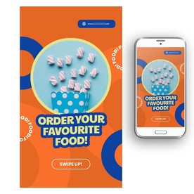 轻食主义餐饮海报