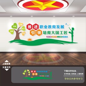 职业教育文化墙