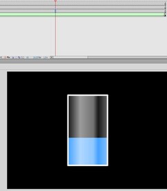 矩形中充满水的动画