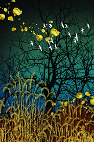 金色麦穗装饰画