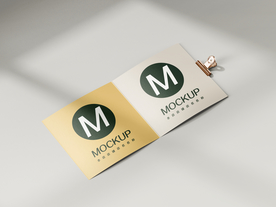 卡片二折页样机