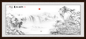水墨山水画