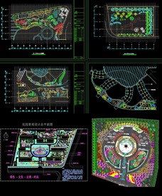 广场建筑规划平面图