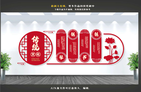 琴棋书画文化墙