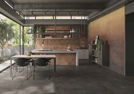 现代意式 瓷砖岩板效果图