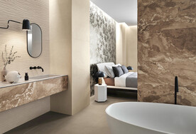 现代意式 瓷砖岩板效果图