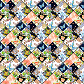 大牌 丝巾 方巾 碎花 小花